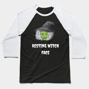 Resting Witch Face Baseball T-Shirt